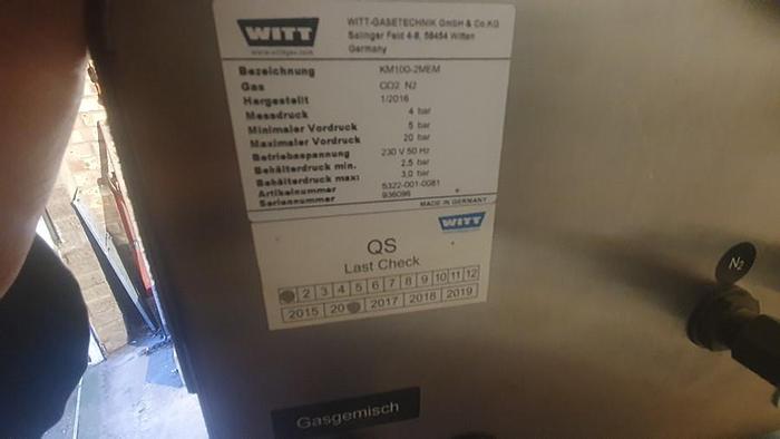 Used WITT GAS MIXER