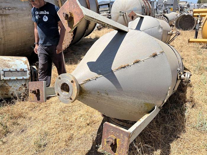 Used Tank, 200 Gallon, 316 S/st, Insulated, Cone Bottom #S744718