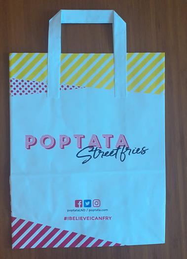 Used (visible in production) 1989 WINDMÖLLER & HÖLSCHER (W&H) T1441 - For making and attaching flat  handles to paper bags