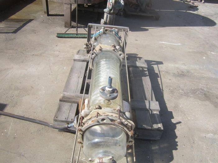 Used Heat Exchanger, Shell & Tube, QVF, 3", SingleHeat Exchanger, Shell & Tube, QVF, 3", Single #S739981