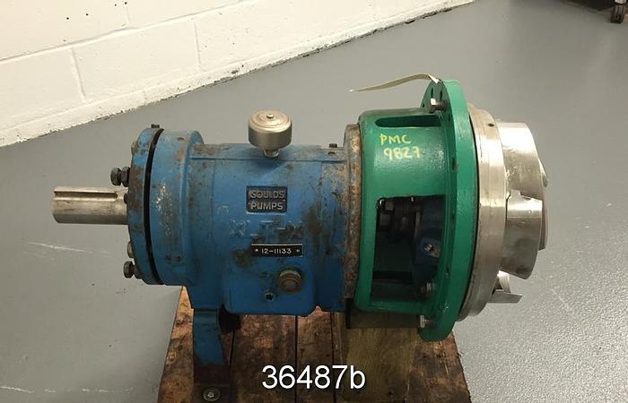 Used Goulds 3196 XLT Power End, 13" Stuffing Box, 12" Impeller #36487