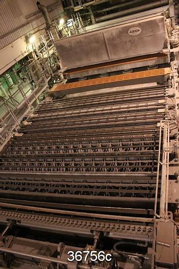 Refurbished Beloit Roll-out Fourdrinier, 206" Wire, 646" Length #36756