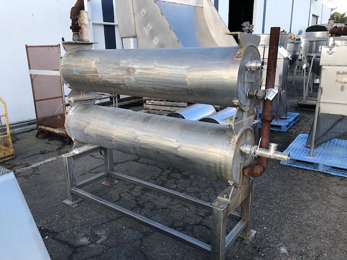 Used Cherry Burrell Twin Barrel Tube In Shell Heat Exchanger