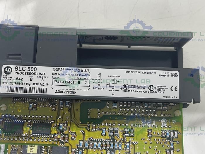 Allen Bradley 1747-L542 Ser. B SLC 500 Processor Unit