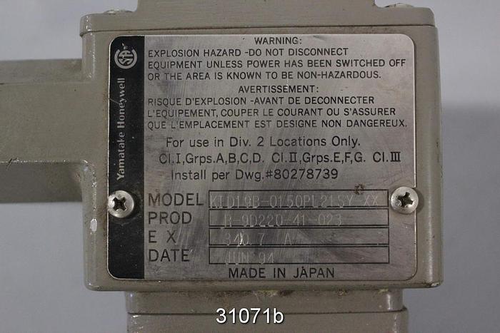 Used Honeywell KID19B-0150PL215Y 6" Magnetic Flow Tube #31071