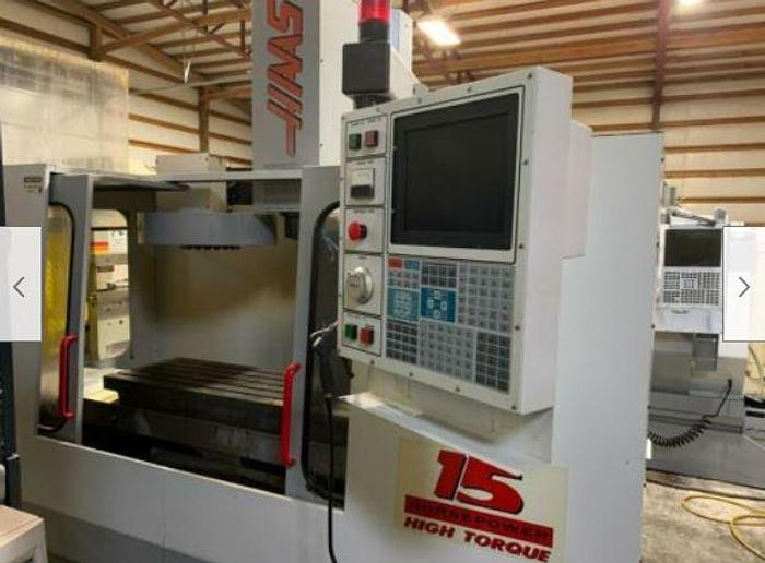 Haas VF-4 CNC Vertical Machining Center 4 axis ready