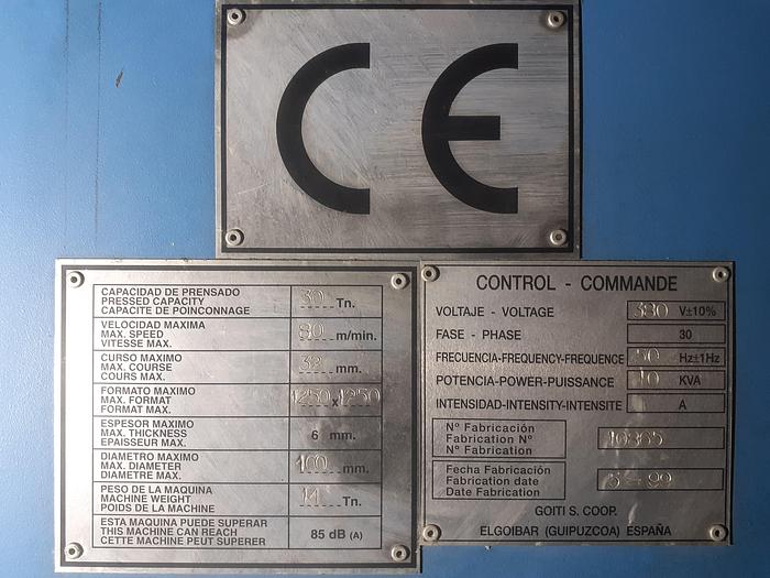 Usado 1999 GOITI DANOBAT PGA-3