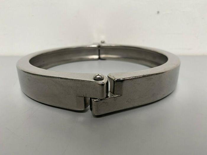 Used Single-Pin Heavy Duty Stainless Steel 6" Clamps