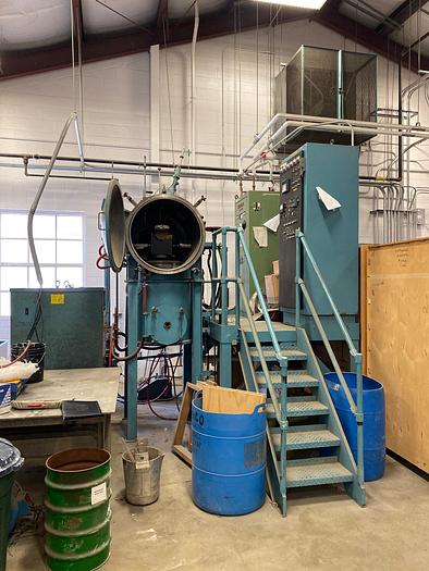 Used 1990 INDUCTOTHERM 30 LB VACUUM INDUCTION MELTING FURNACE (On Hold)