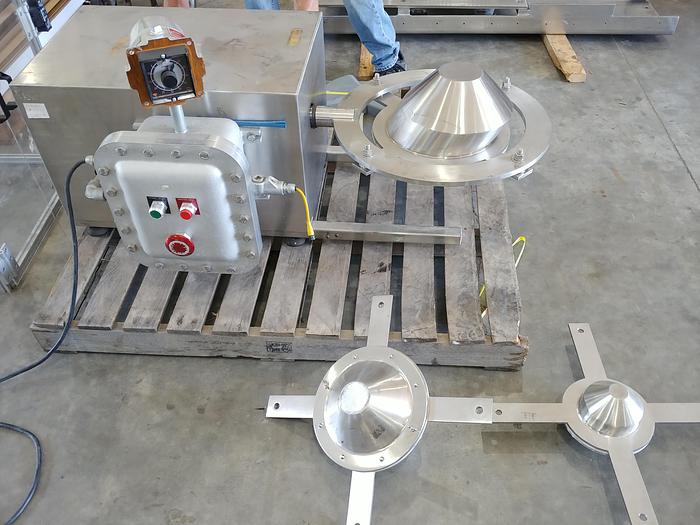 Used LAB SLANT CONE BLENDER WITH (3) SHELLS - S/S - CANTILEVER STYLE (#9528)