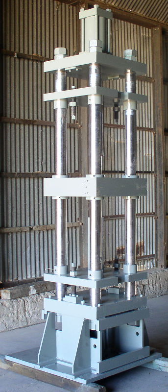 Used 200 Ton Hannifin Triple Action Hyd. Press;  4 Post Up / Down Acting;