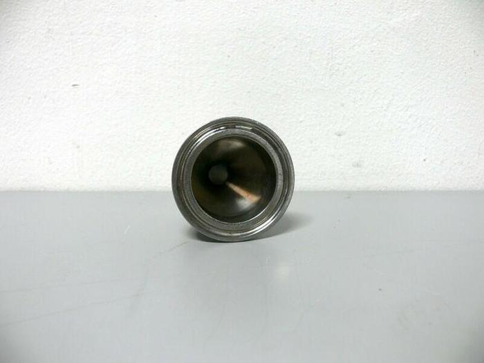 Used 316L Stainless Steel 1" to 2" OD Tapered Sanitary Fitting Converter Adapter
