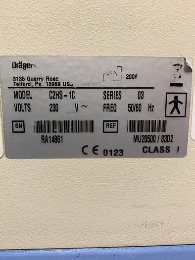 Gebraucht Dräger C2HS-1C Babyinkubator Isolette C2000