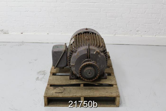 Used Reliance 1MN320431 Motor, 25 Hp, 1175 Rpm, 230/460 Volt, 324T Frame, 1.15 S.F., 3-Phase, 60 Hz #21750