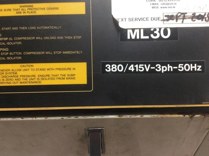 Used Ingersoll-Rand SSR Rotary Screw Air Compressor