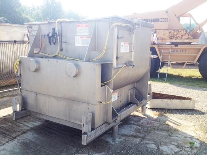 Used 53 CU. FT. (1500 LITER) AMERICAN PROCESS FLUIDIZING PADDLE MIXER / BLENDER - S/S - 30 HP