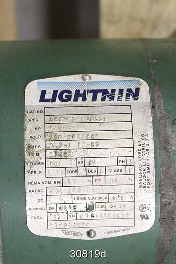 Used Lightnin X5P25 Top Mount Agitator #30819