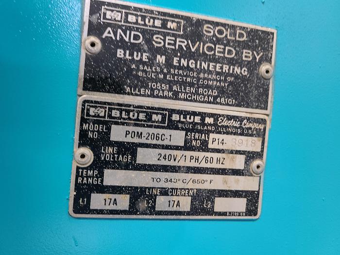 Used Blue M PR 1506 F MP2