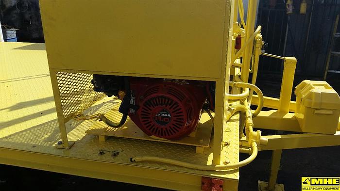 Used K&D thermoplastic paint melter trailer