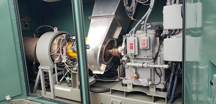Used Lycomings T53 1000Kw gas turbine Generator
