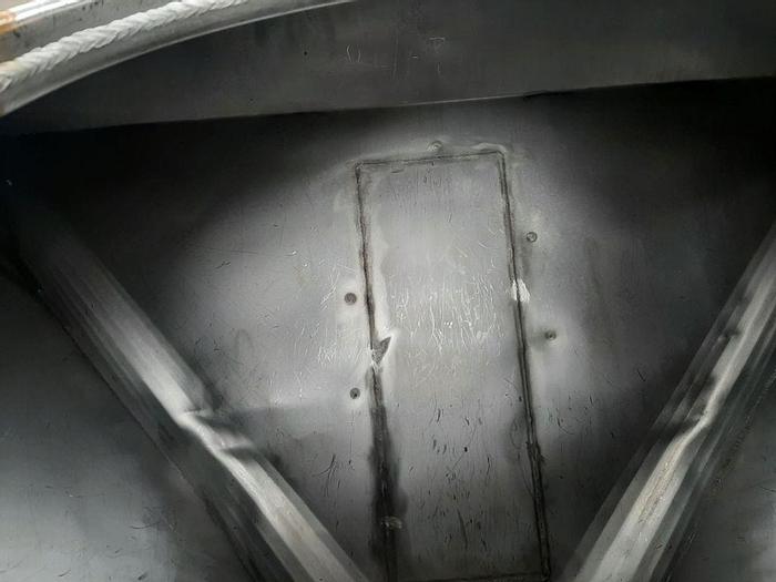 Used Bin, 25 CF, S/st, Tote, 190 Gallon, FLO-BIN, C/B #S743596