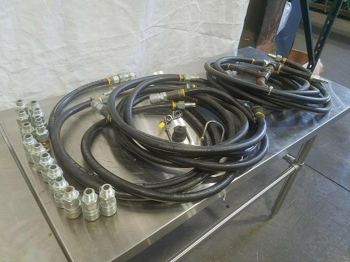 Used one Lot of High Pressure Hoses and Quick Release Fittings