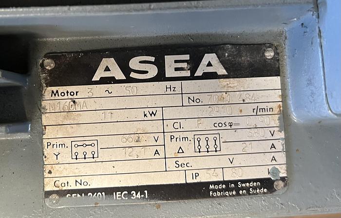 Used Alfa Laval pump , type ALC-2-F/180