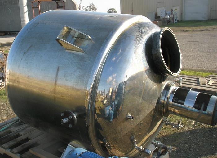 Used Reactor, 525 Gallon, 316 S/st, Jkt, Agit, #S736726