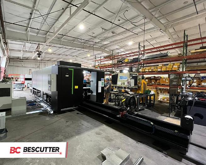 FLY PRO 5'X10' | 1500W - 6000W IPG | Fiber Laser Metal Sheet and Pipe Cutter Full Enclosure with Parallel Shuttle Table