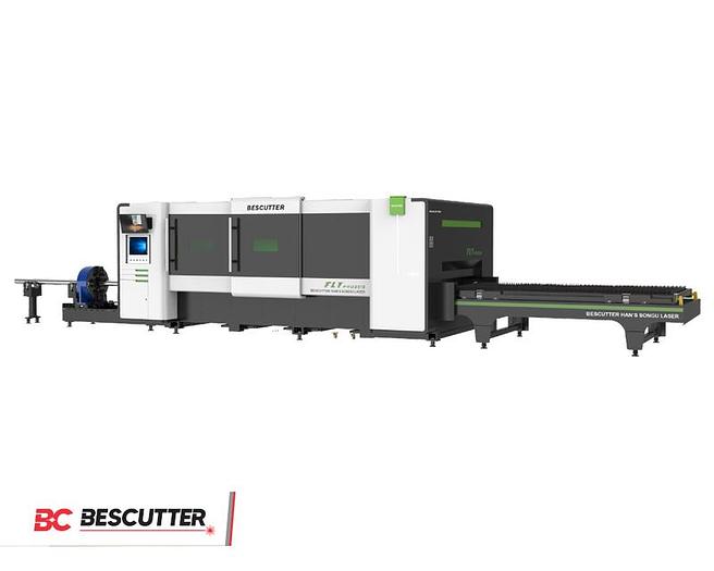 FLY PRO 5'X10' | 1500W - 6000W IPG | Fiber Laser Metal Sheet and Pipe Cutter Full Enclosure with Parallel Shuttle Table