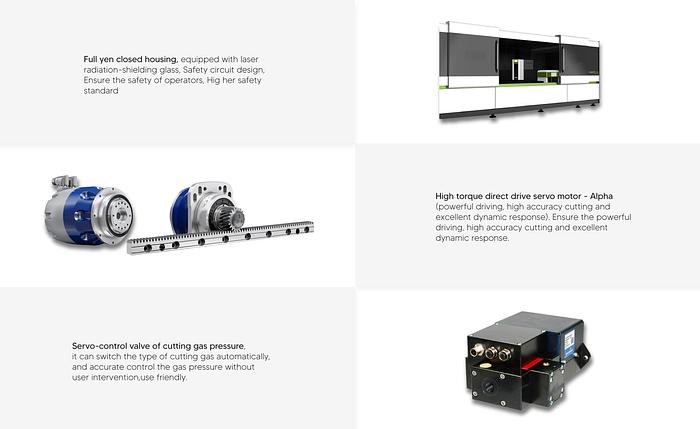 MACH SPEED 5'x10' | 6000W -20000W | Fiber Laser Cutter Fully Enclosed with Hydraulic Shuttle Table