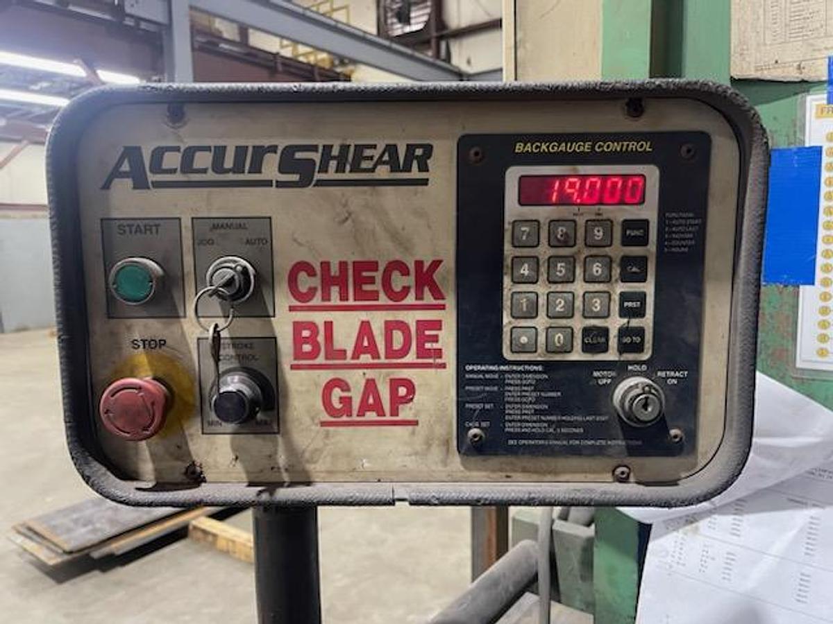Used Accurshear Model 850010