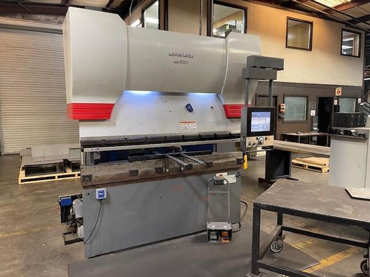 Used DIAMOND PRESS BRAKE MODEL BB 6020