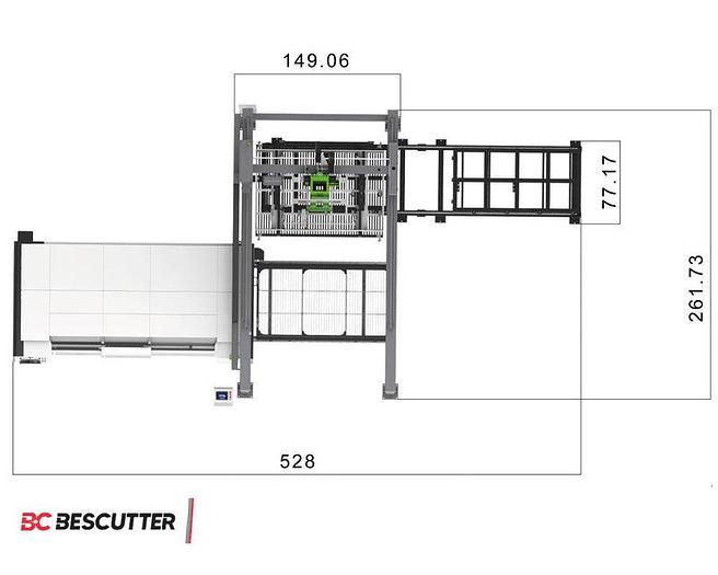 AUTOMATIC LOADING AND UNLOADING | System for Fiber Laser Cutting Machine