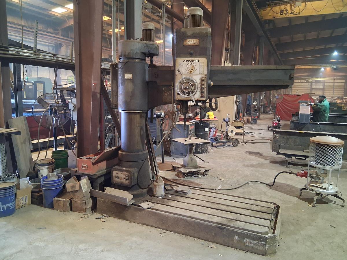 Used JET Radial Arm Drilling Machine