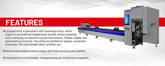 TUBE Dragon 1.5KW - 2KW Fiber Laser Metal Tube Cutter