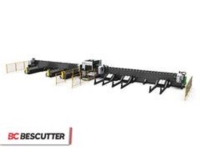 Hytube Titan TUBE CUTTER 6000W 20" Dia 4 Chuck Fiber Laser Pipe Cutting Machine