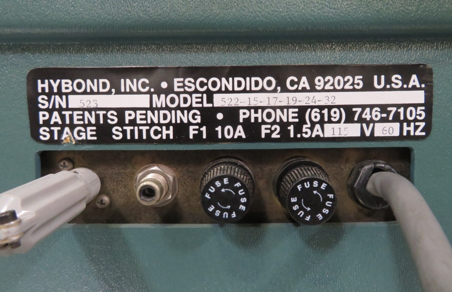 Used Hybond 522 Gold Ball Wire Bonder, SMZ-1, Heated Workholder (refurbished)