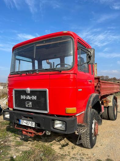 Gebruikt 1986 MAN 19.291 4x4 full steel kipper