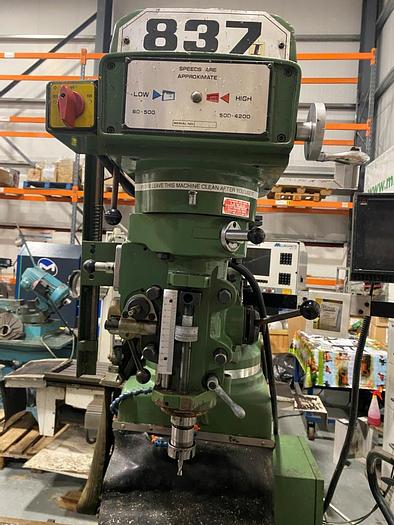 Used Microcut 837 Manual Turret Milling Machine