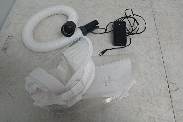 Used SafetyTech M-60176-WHT FlexAir Blower w/ Filters, Belt, Charger, Tube, Hood