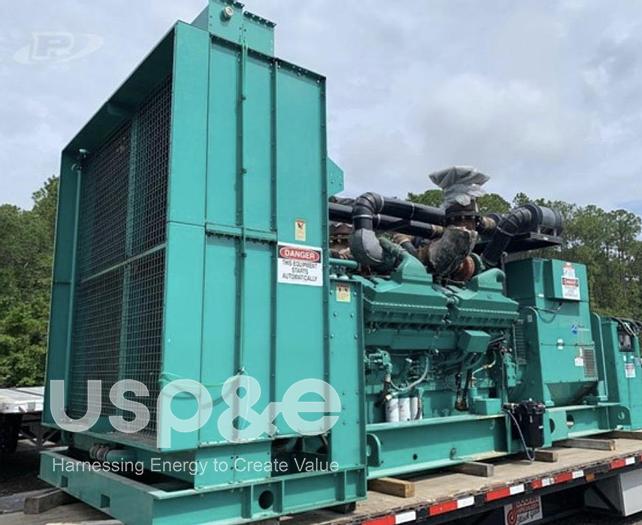 Used 2 MW 2003 Used Cummins QSK60-G6 Diesel Generator Sets