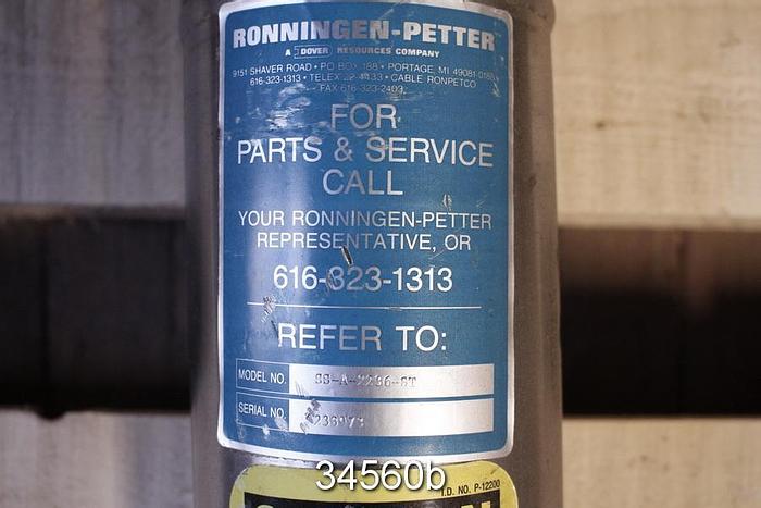 Used Ronningen Petter SS-A-2236-ST Canister Filter Spare Canister #34560