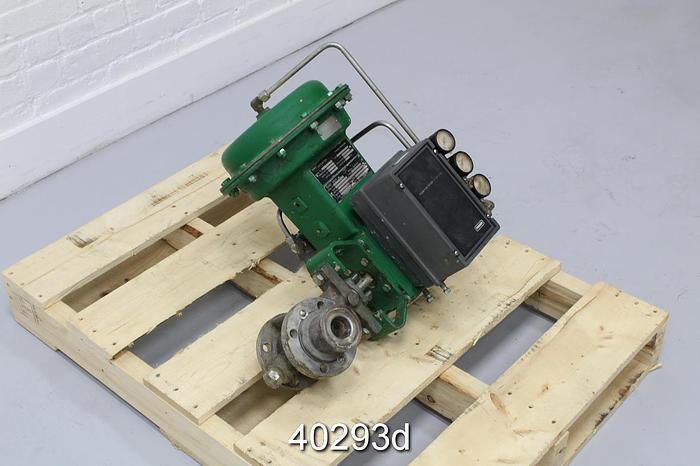 Used Fisher 1.5" Vee Ball Control Valve #40293