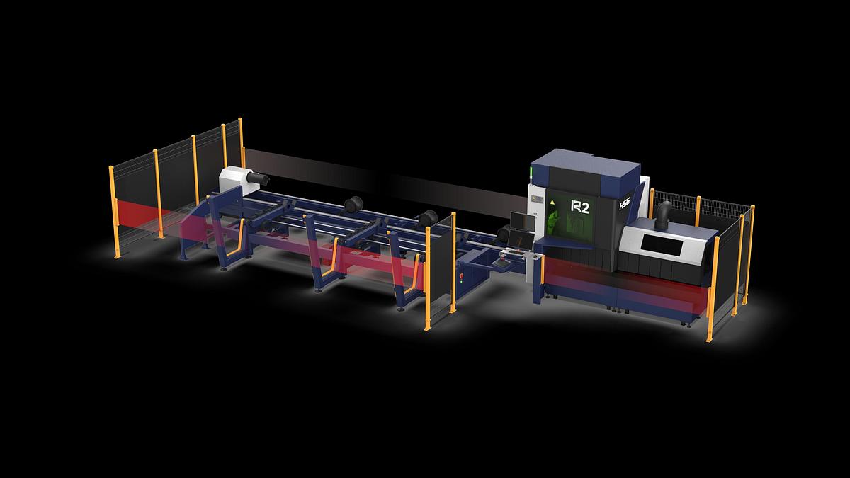 HSG R2 laserskärmaskin