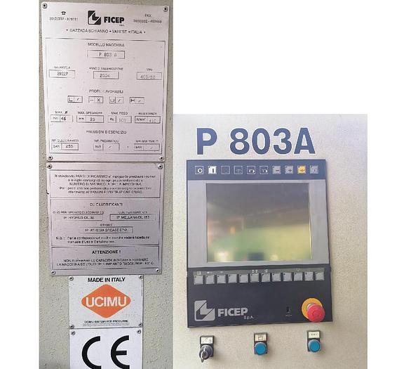 Usato PUNZONATRICE FICEP MOD.P803A IDRAULICA A 3 PUNZONI, MATR.28227