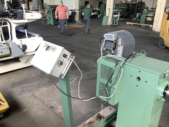 Used 70" LEMBO UNWIND STAND WITH EDGE GUIDE AND 50" DIAMETER- PENDING SALE