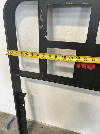 Used Forklift Load Backrest Guard 31" L x 2.5" W x 32 5/8" H