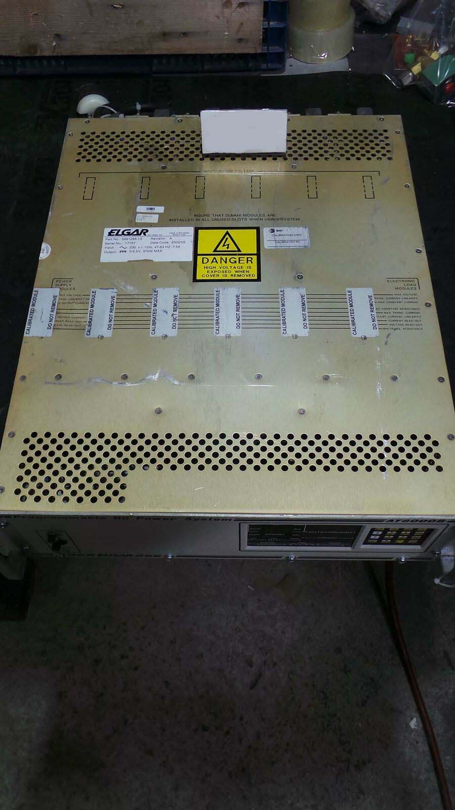 Used Elgar 5691286-13 Programmable Power Supply DC / Rev A / AT8000B / AT8B-01040102-4477 /