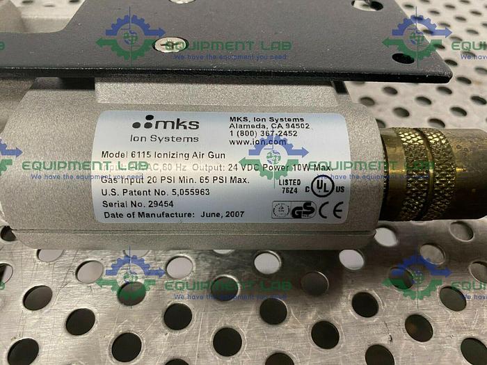 Used Simco MKS Ion Systems Airforce 6115 Ionizing Blow-Off Gun